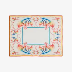 亚历山大麦昆/Alexander McQueen 女式象牙色/红色 Solarised Garnet Classic Skull 方巾 7572383052Q9274 813101821