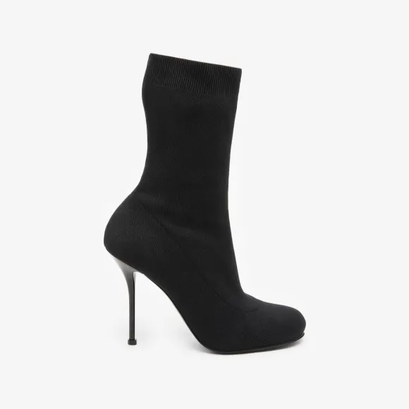 亚历山大麦昆/Alexander McQueen 黑色针织靴 757497W4X701000 