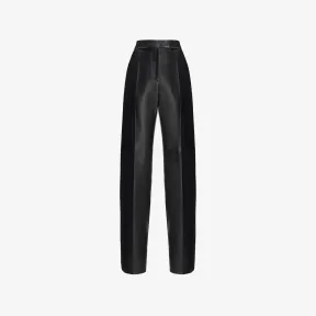 亚历山大麦昆/Alexander McQueen 女式黑色皮裤 769303Q5ALW1000 769303Q5ALW1000