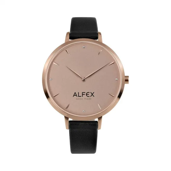 爱华时/Alfex ip玫瑰金抛光 石英机芯 5721-2035