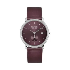 爱华时/Alfex 不锈钢抛光 镶嵌82克拉钻石 重0.23克拉 石英机芯 5732-902