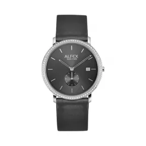 爱华时/Alfex 不锈钢抛光 镶嵌82克拉钻石 重0.23克拉 石英机芯 5732-903