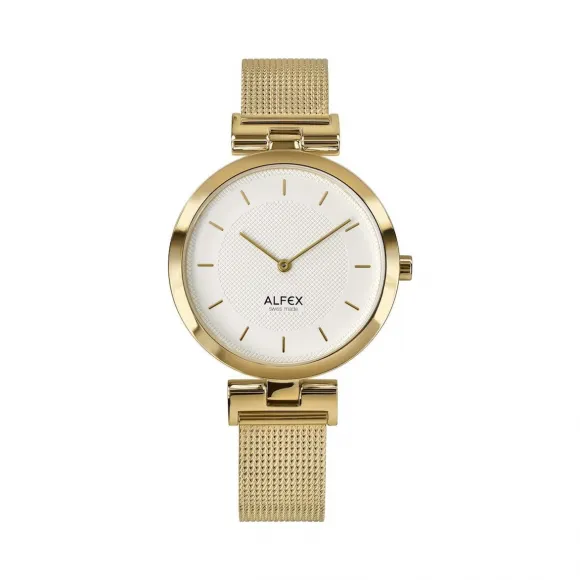 爱华时/Alfex 叶金抛光 石英机芯 5744-2110