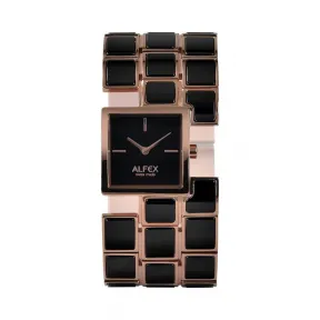 爱华时/Alfex ip玫瑰金抛光 石英机芯 5750-909