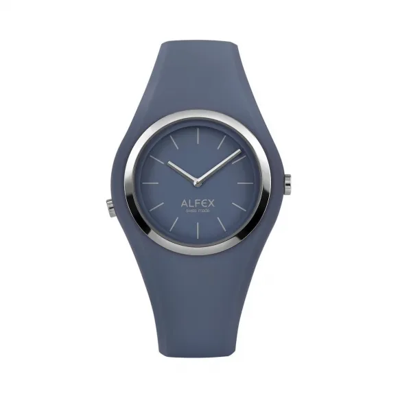 爱华时/Alfex 不锈钢抛光/硅蓝 石英机芯 5751-949