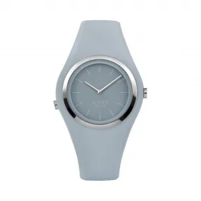 爱华时/Alfex 不锈钢抛光/浅蓝色硅 石英机芯 5751-977