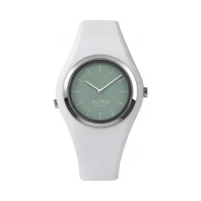 爱华时/Alfex 不锈钢抛光/白硅 石英机芯 5751-984