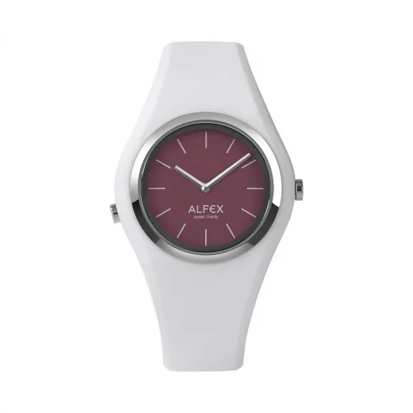 爱华时/Alfex 不锈钢抛光/白硅 石英机芯 5751-986