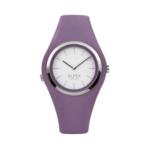 爱华时/Alfex 不锈钢抛光/紫色硅 石英机芯 5751-990