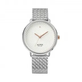 爱华时/Alfex 不锈钢抛光/ ip玫瑰金 石英机芯 5784-2248