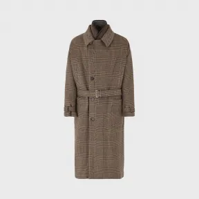 阿玛尼/Armani 千鸟格纹山羊绒棉服丨外套丨Giorgio Armani?中国官网 0WGOL05NT01ZUF6NL