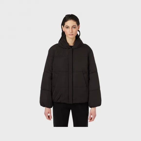 阿玛尼/Armani 拉链连帽棉服丨外套-女生 6H2B722NNIZ