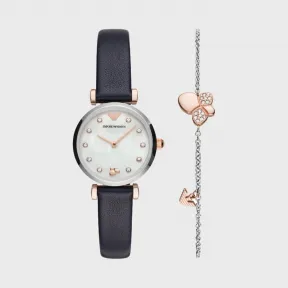 阿玛尼/Armani 满天星石英腕表手链组合套装丨礼盒套装- AR80036_NLP