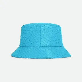 葆蝶家/Bottega Veneta Intrecciato编织皮革渔夫帽 687343VZQO54073