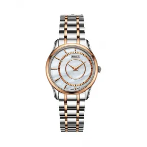 拜戈/Balco 不锈钢表壳 不锈钢表圈电玫瑰金 旋入式底盖 真情系列 石英机芯 女表 1040Q2805