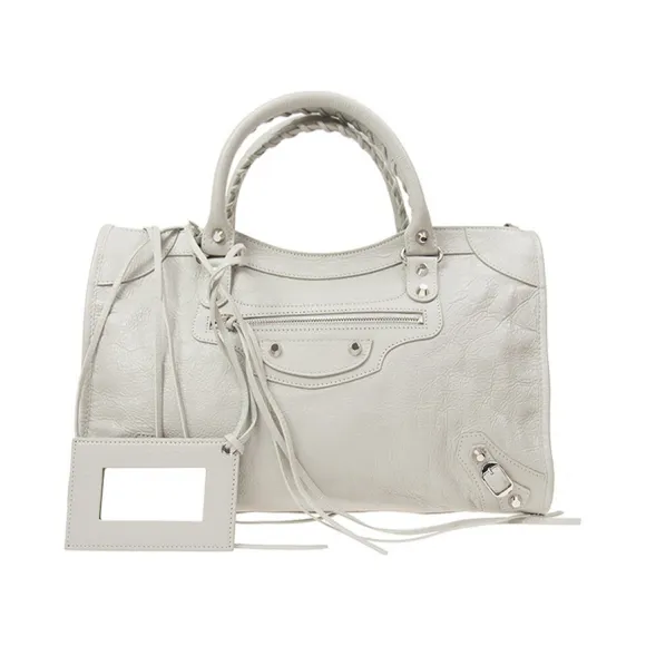 巴黎世家/Balenciaga 灰色 羊皮 手提包 115748-D94JG-1465