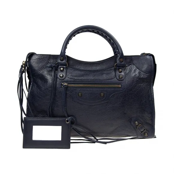 巴黎世家/Balenciaga 黑色 羊皮 手提包 115748-D94JT-1000