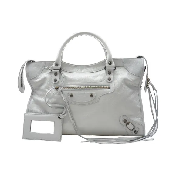 巴黎世家/Balenciaga 灰色 羊皮 手提包 115748-D94JT-1460