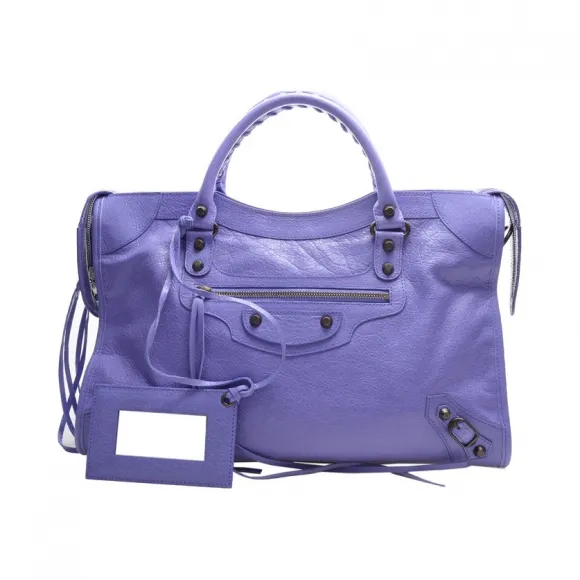 巴黎世家/Balenciaga 紫色 羊皮 手提包 115748-D94JT-5360