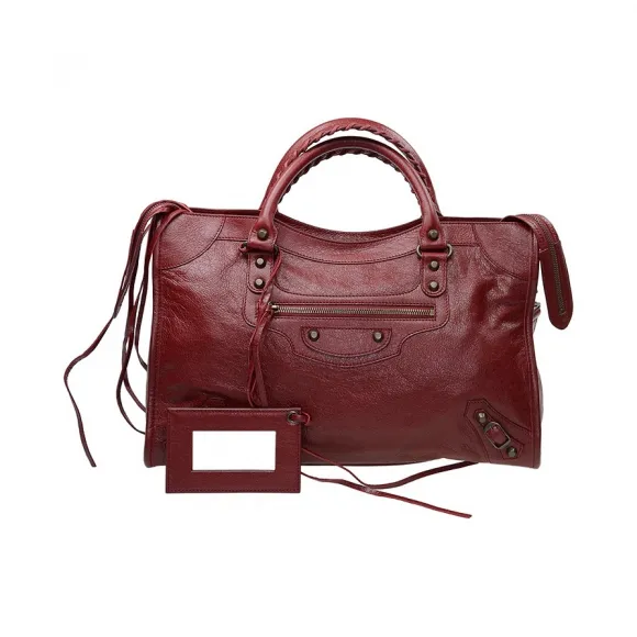 巴黎世家/Balenciaga 红色 羊皮 手提包 115748-D94JT-6216