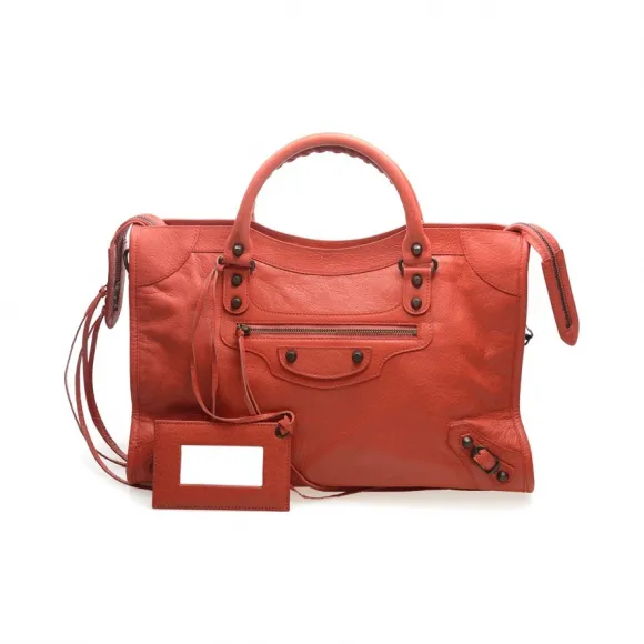 巴黎世家/Balenciaga 红色 羊皮 手提包 115748-D94JT-6505