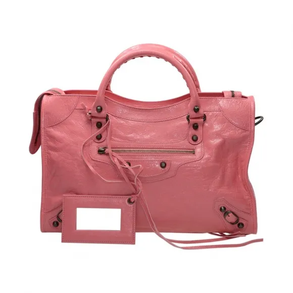 巴黎世家/Balenciaga 粉红色 羊皮 手提包 115748-D94JT-6680