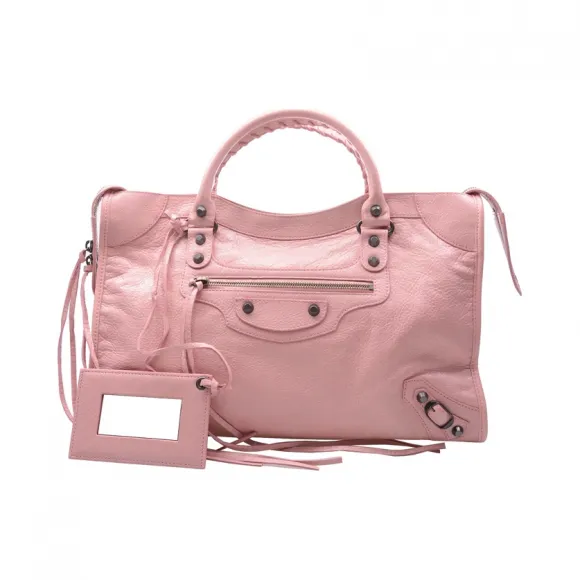 巴黎世家/Balenciaga 粉红色 羊皮 手提包 115748-D94JT-6820