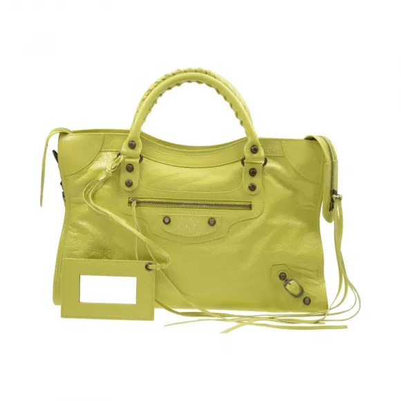 巴黎世家/Balenciaga 青绿色 羊皮 手提包 115748-D94JT-7330