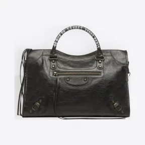 巴黎世家/Balenciaga 涂鸦经典都市包 - | 女士Classic City 手提包 115748-0FE2T-1080