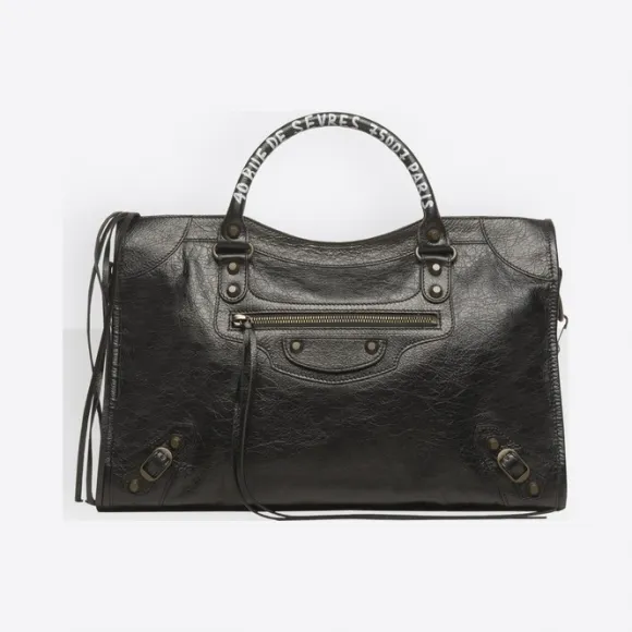 巴黎世家/Balenciaga 涂鸦经典都市包 - | 女士Classic City 手提包 115748-0FE2T-1080