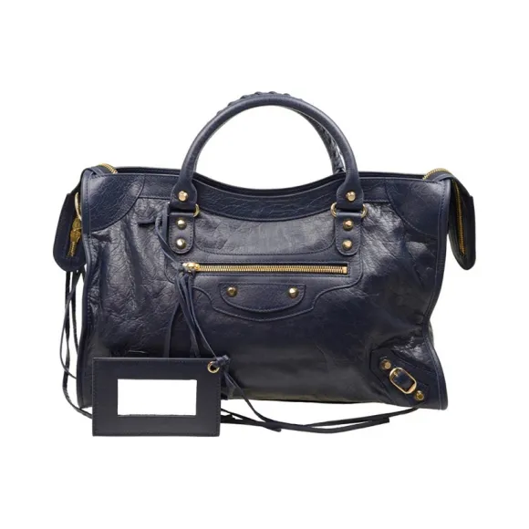 巴黎世家/Balenciaga 蓝色 羊皮 手提包 115748-D94JG-4012