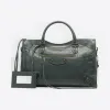 巴黎世家/Balenciaga 经典都市包 - 冷杉绿色 | 女士Classic City S Handbags 115748-D94JT-3125