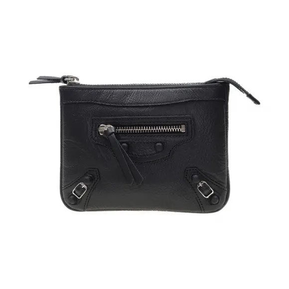 巴黎世家/Balenciaga 黑色 羊皮 零钱包 272464-AQQ2J-1000