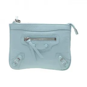 巴黎世家/Balenciaga 浅蓝色 羊皮 零钱包 272464-AQQ2J-4960