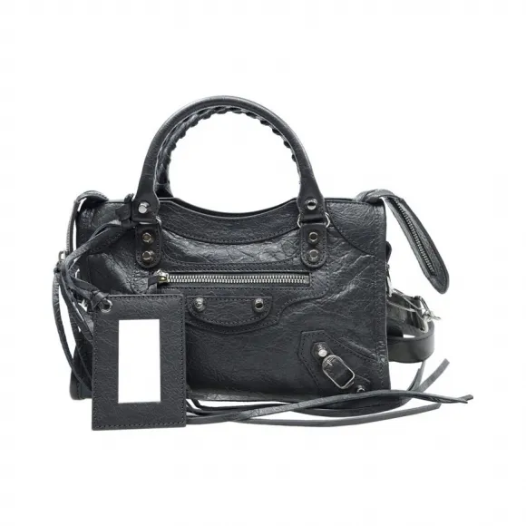 巴黎世家/Balenciaga 灰色 羊皮 手提包 300295-D94JN-1160