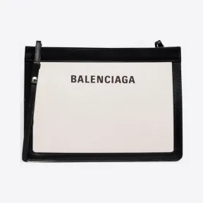 巴黎世家/Balenciaga 女士 NAVY中号手包 339937AQ37N1080