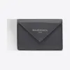 巴黎世家/Balenciaga Papier Mini Wallet - 灰化石色 | 女士Mini Wallets 391446-DLQ0N-1110