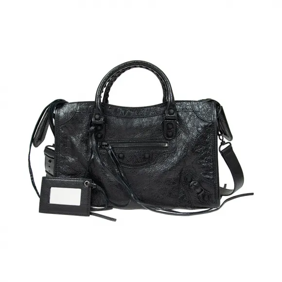 巴黎世家/Balenciaga 黑色 羊皮 女士 手提包 431621-D94J7-1000