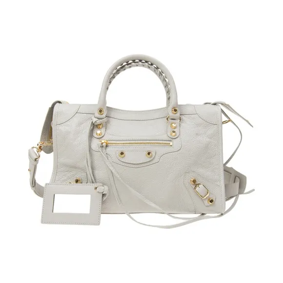 巴黎世家/Balenciaga 灰色 羊皮 手提包 431621-D94JG-1465