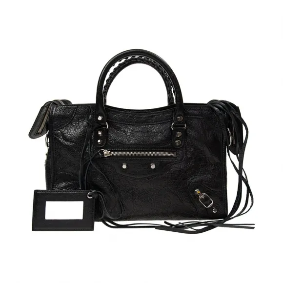 巴黎世家/Balenciaga 黑色 羊皮 手提包 431621-D94JN-1000