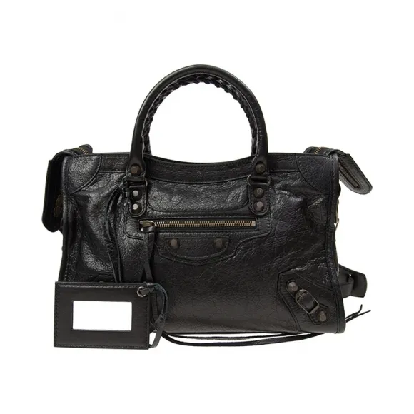 巴黎世家/Balenciaga 黑色 羊皮 手提包 431621-D94JT-1000