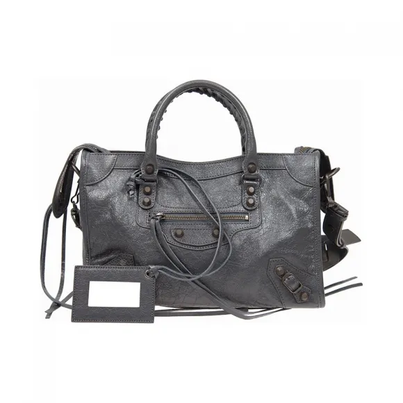 巴黎世家/Balenciaga 灰色 羊皮 手提包 431621-D94JT-1160