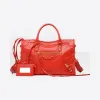 巴黎世家/Balenciaga Classic Gold City小号手提包 - ROUGE GROSEILLE | 女士全新Classic City 手袋 431621-D94JG-6267