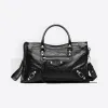 巴黎世家/Balenciaga 黑色 Classic都市包 S Logo Strap 45419203rk