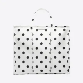 巴黎世家/Balenciaga Bazar加大号购物包 - 白色/ 黑色 | 女士BBazar手袋 443099-9GS1N-9040