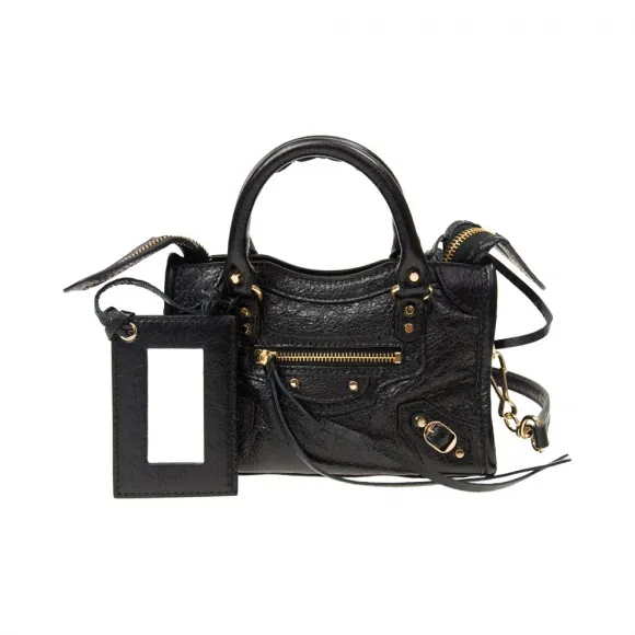 巴黎世家/Balenciaga 黑色 羊皮 手提包 453205-D94JG-1000