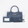 巴黎世家/Balenciaga - DEEP BLUE | 女士全新Classic City 手袋 453205-D94JG-4222