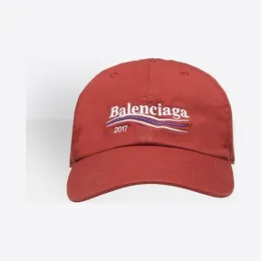 巴黎世家/Balenciaga 白色/红色 Balenciaga 2017棒球帽 46519042ws