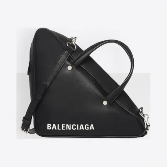 巴黎世家/Balenciaga ‎女士‎ ‎黑色 ‎ ‎小号三角形旅行包 ‎ | Balenciaga 476975-C8K02-1000