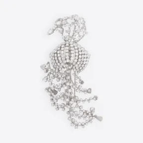巴黎世家/Balenciaga Cristobal花束胸针 - 钯色 | 女士Brooch Jewelry 479143-TZ95S-0926